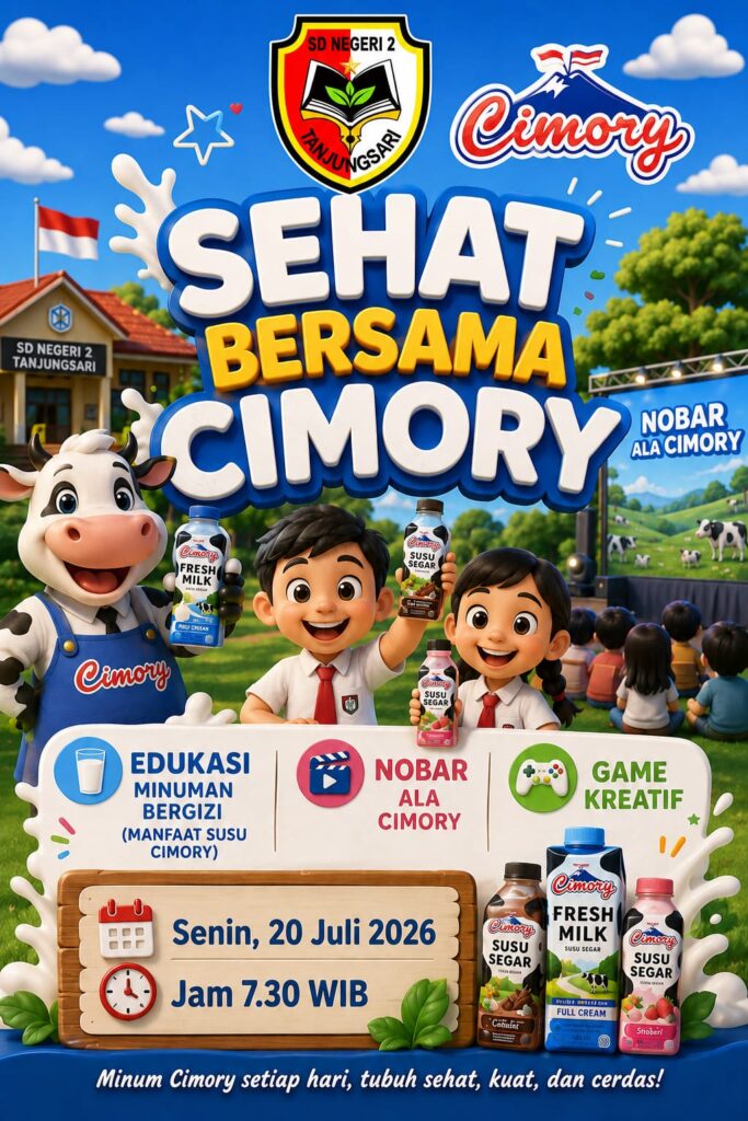 Sehat Bersama Cimory di SD Negeri 2 Tanjungsari, Edukasi Gizi Dikemas dengan Cara Menyenangkan